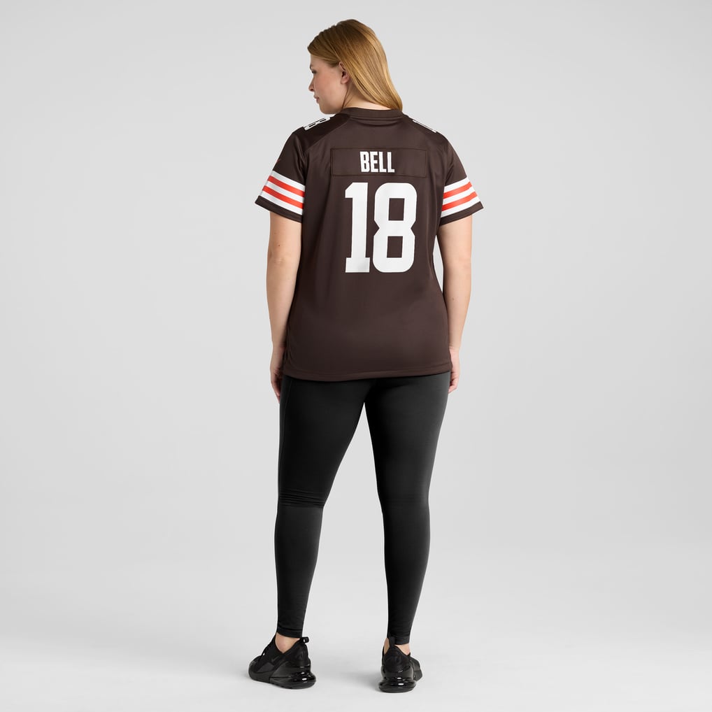 Women's Cleveland Browns David Bell Nike Brown Game Jersey - Image 8