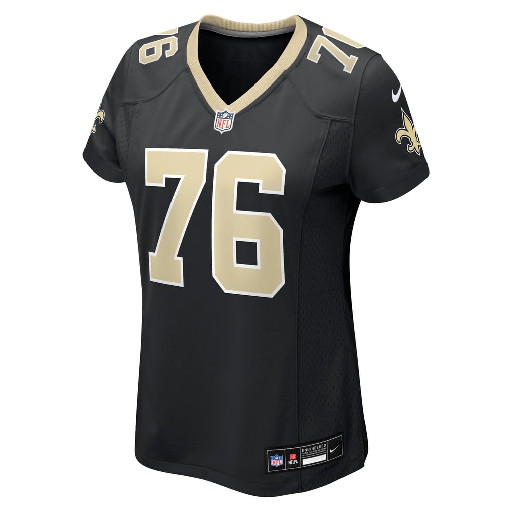 Women's New Orleans Saints David Edwards Nike  Black Team Game Jersey - Image 3