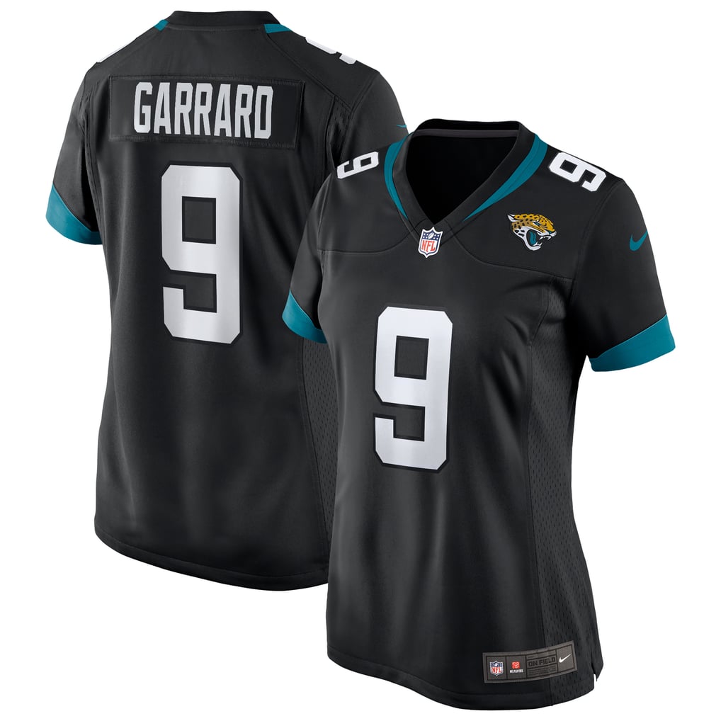 Women's Jacksonville Jaguars David Garrard Nike Black Game Retired Player Jersey - Image 1