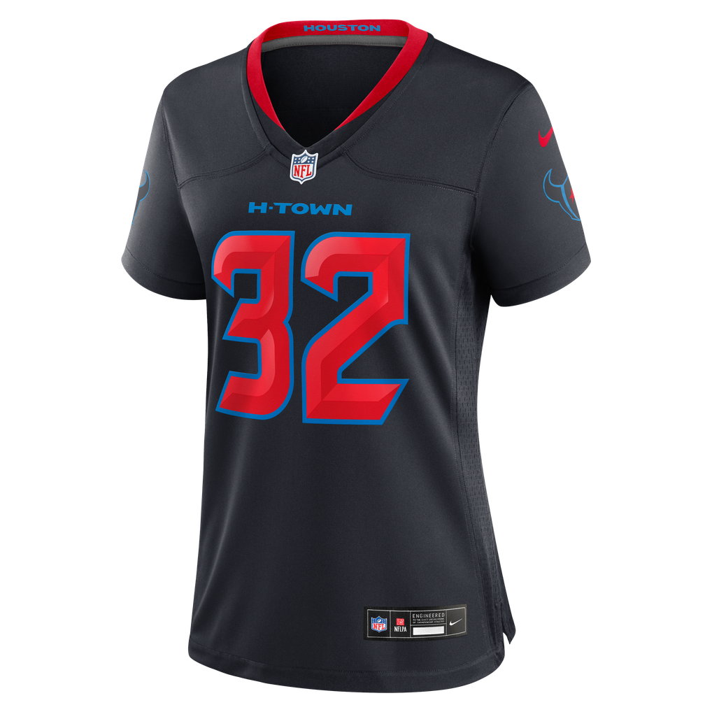 Women's Houston Texans David Montgomery Nike Navy Alternate Game Jersey - Image 7