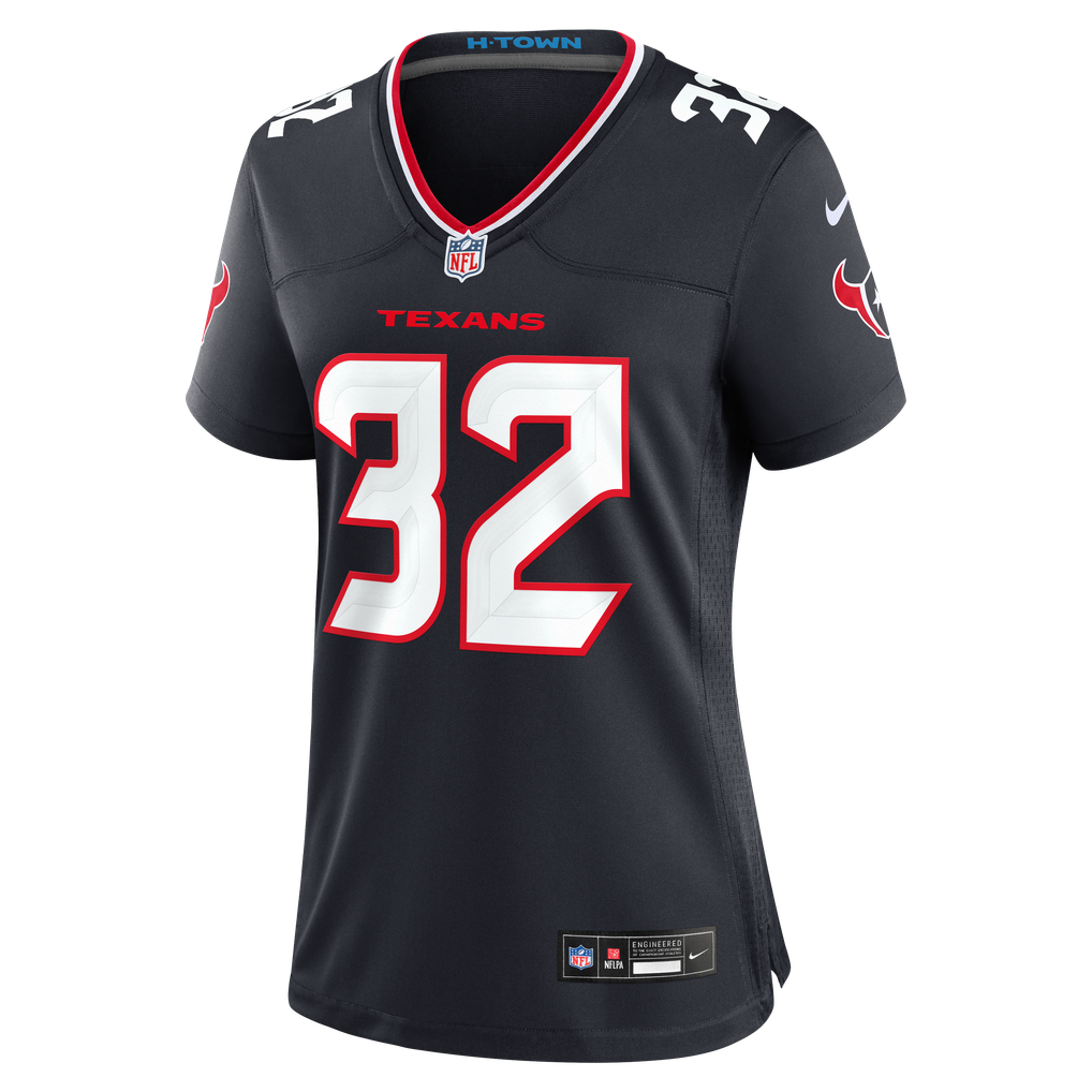 Women's Houston Texans David Montgomery Nike Navy Game Jersey - Image 3