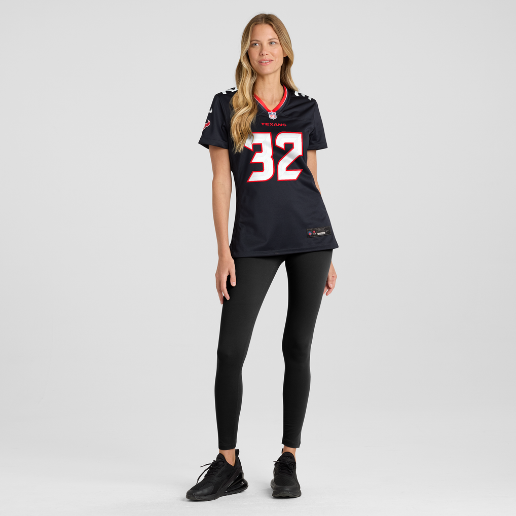 Women's Houston Texans David Montgomery Nike Navy Game Jersey - Image 5