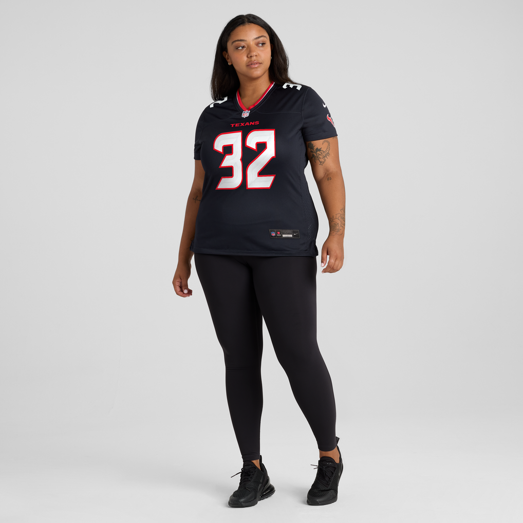 Women's Houston Texans David Montgomery Nike Navy Game Jersey - Image 7
