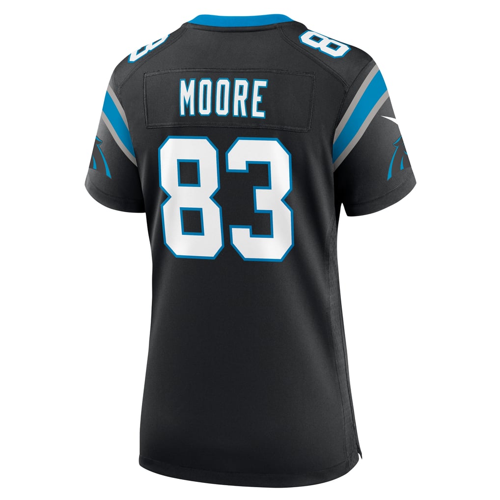 Women's Carolina Panthers David Moore Nike Black Game Jersey - Image 4
