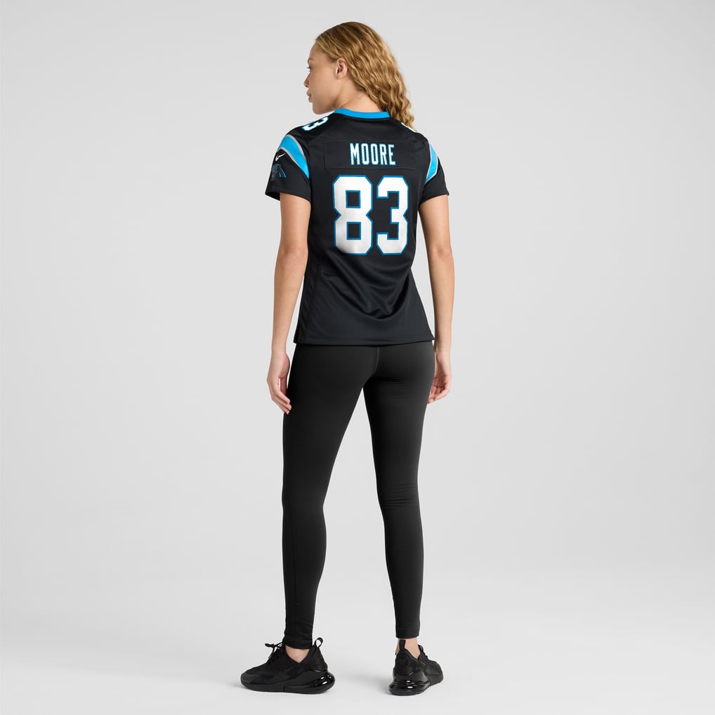 Women's Carolina Panthers David Moore Nike Black Game Jersey - Image 6