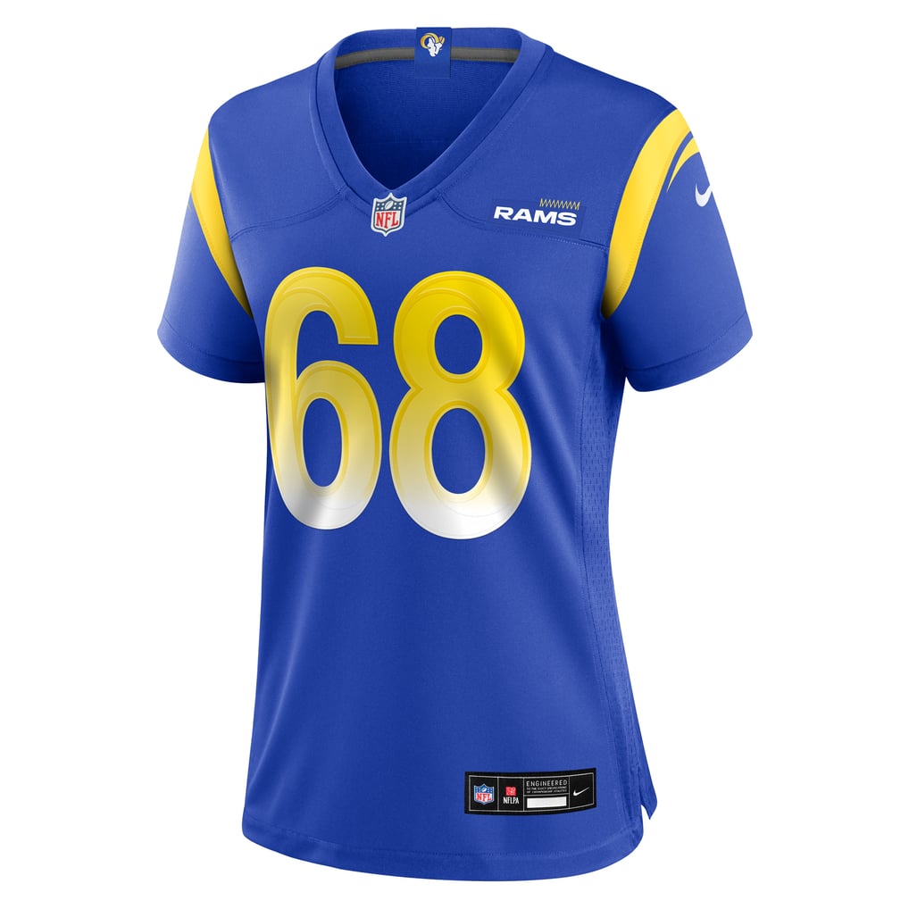 Women's Los Angeles Rams David Quessenberry Nike  Royal Team Game Jersey - Image 3