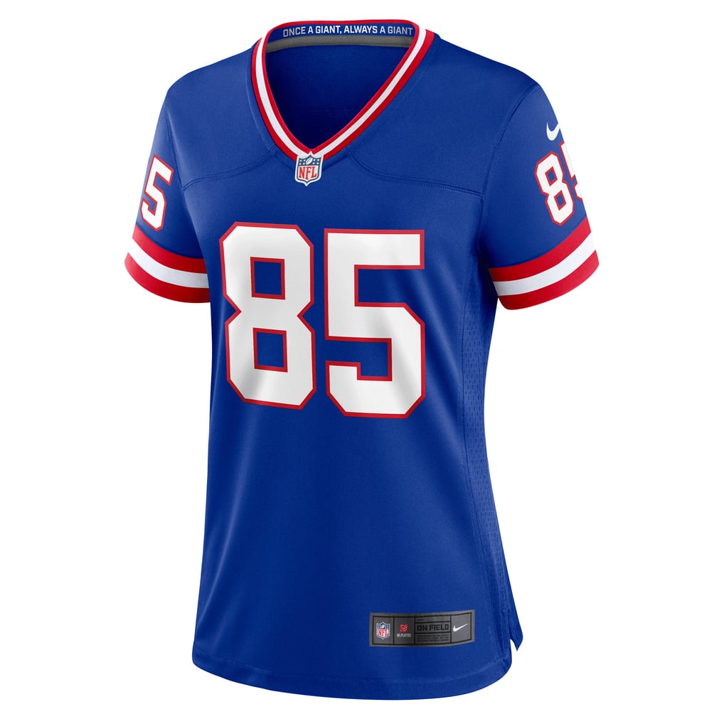 Women's New York Giants David Tyree Nike Royal Classic Retired Player Game Jersey - Image 3
