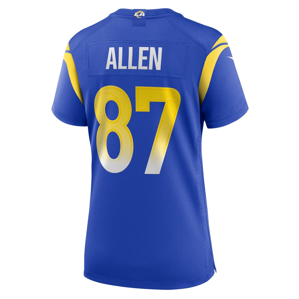Women's Los Angeles Rams Davis Allen Nike Royal Home Game Jersey - Image 4