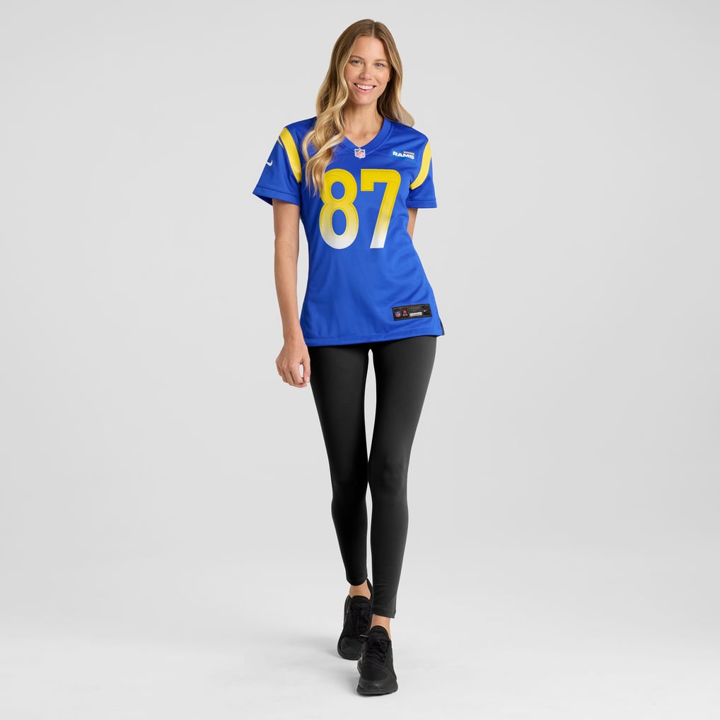 Women's Los Angeles Rams Davis Allen Nike Royal Home Game Jersey - Image 5
