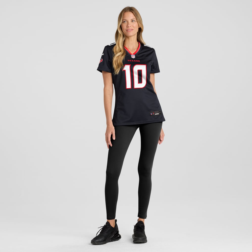 Women's Houston Texans Davis Mills Nike  Navy Team Game Jersey - Image 5