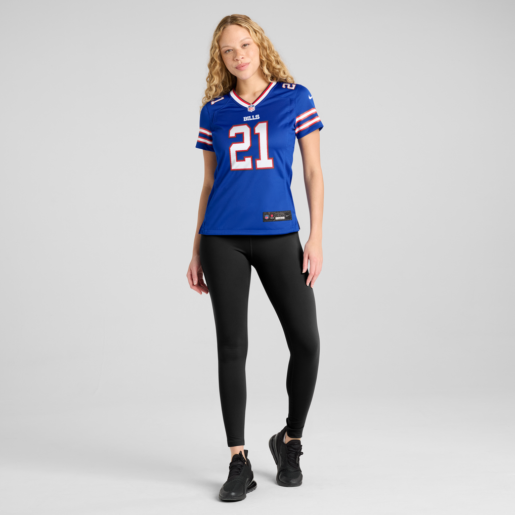 Women's Buffalo Bills Davison Igbinosun Nike  Royal Team Game Jersey - Image 3