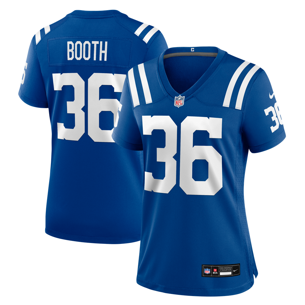 Women's Indianapolis Colts Davon Booth Nike Royal Team Game Jersey - Image 2