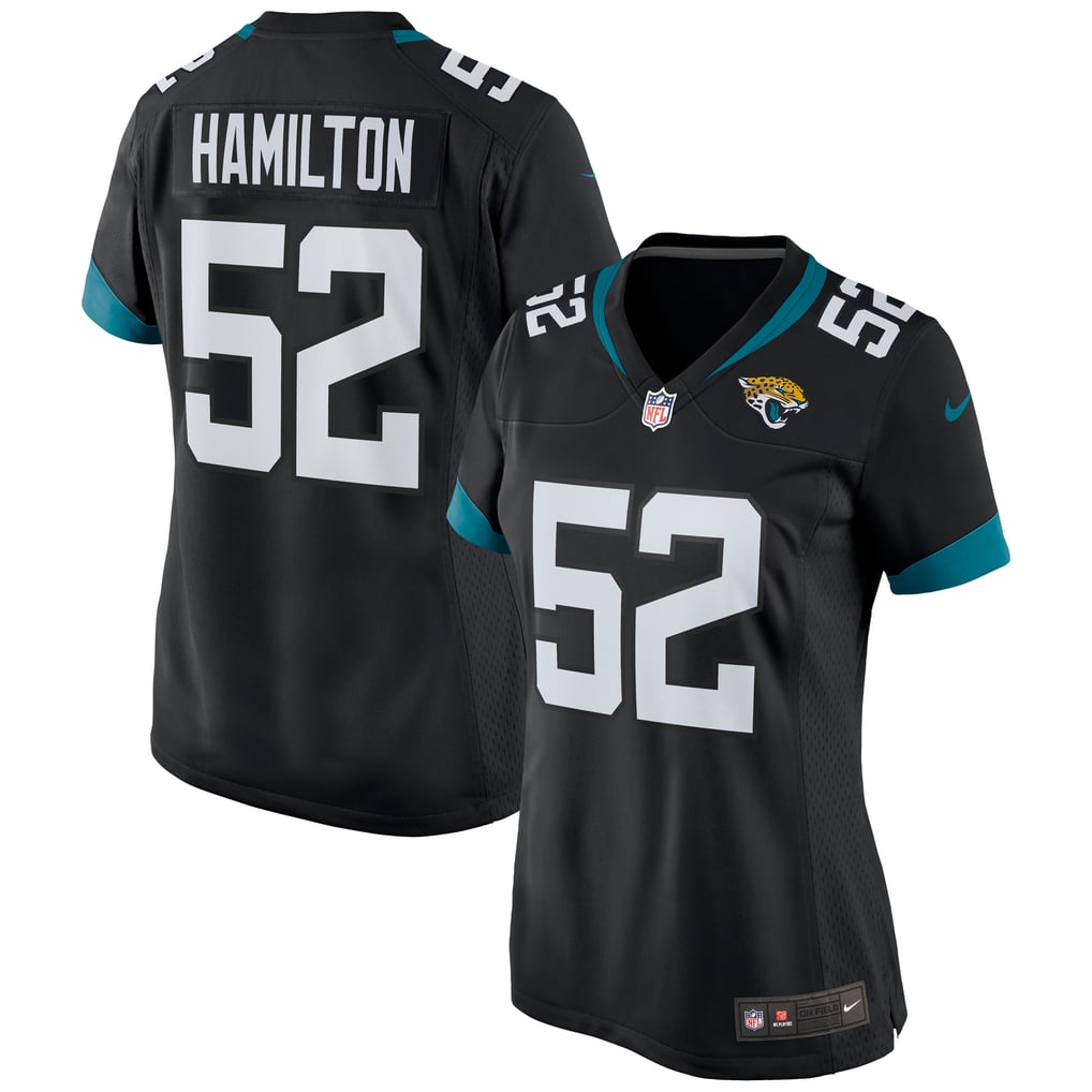 Women's Jacksonville Jaguars DaVon Hamilton Nike Black Game Jersey - Image 2