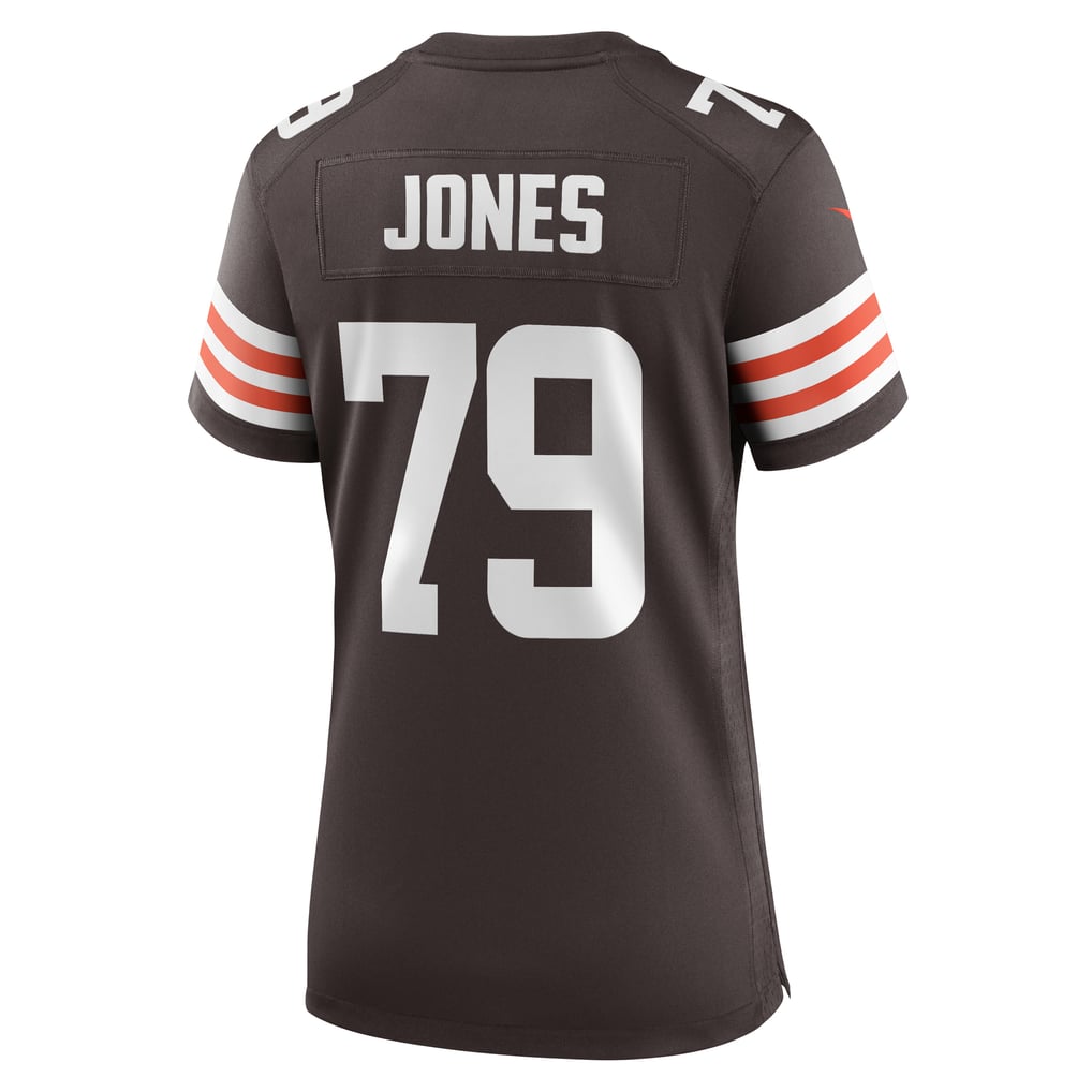 Women's Cleveland Browns Dawand Jones Nike Brown Team Game Jersey - Image 4