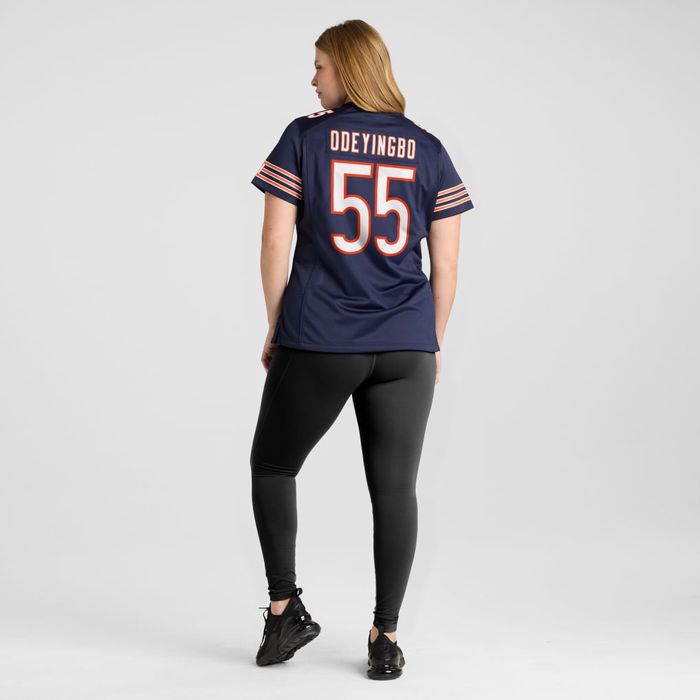 Women's Chicago Bears Dayo Odeyingbo Nike Navy Team Game Jersey - Image 8