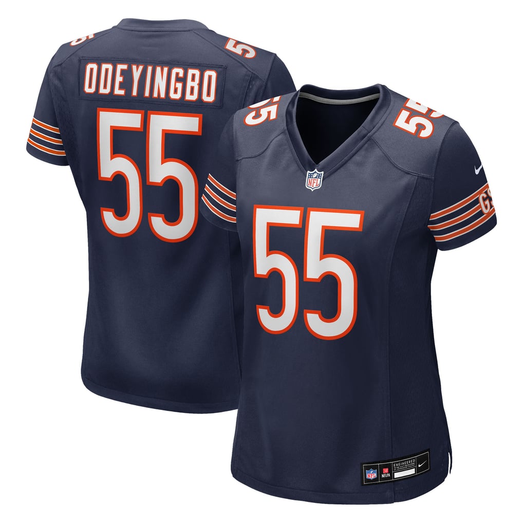 Women's Chicago Bears Dayo Odeyingbo Nike Navy Team Game Jersey - Image 1