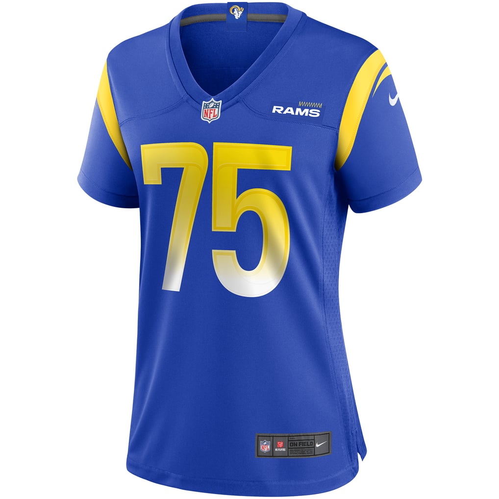 Women's Los Angeles Rams Deacon Jones Nike Royal Game Retired Player Jersey - Image 3