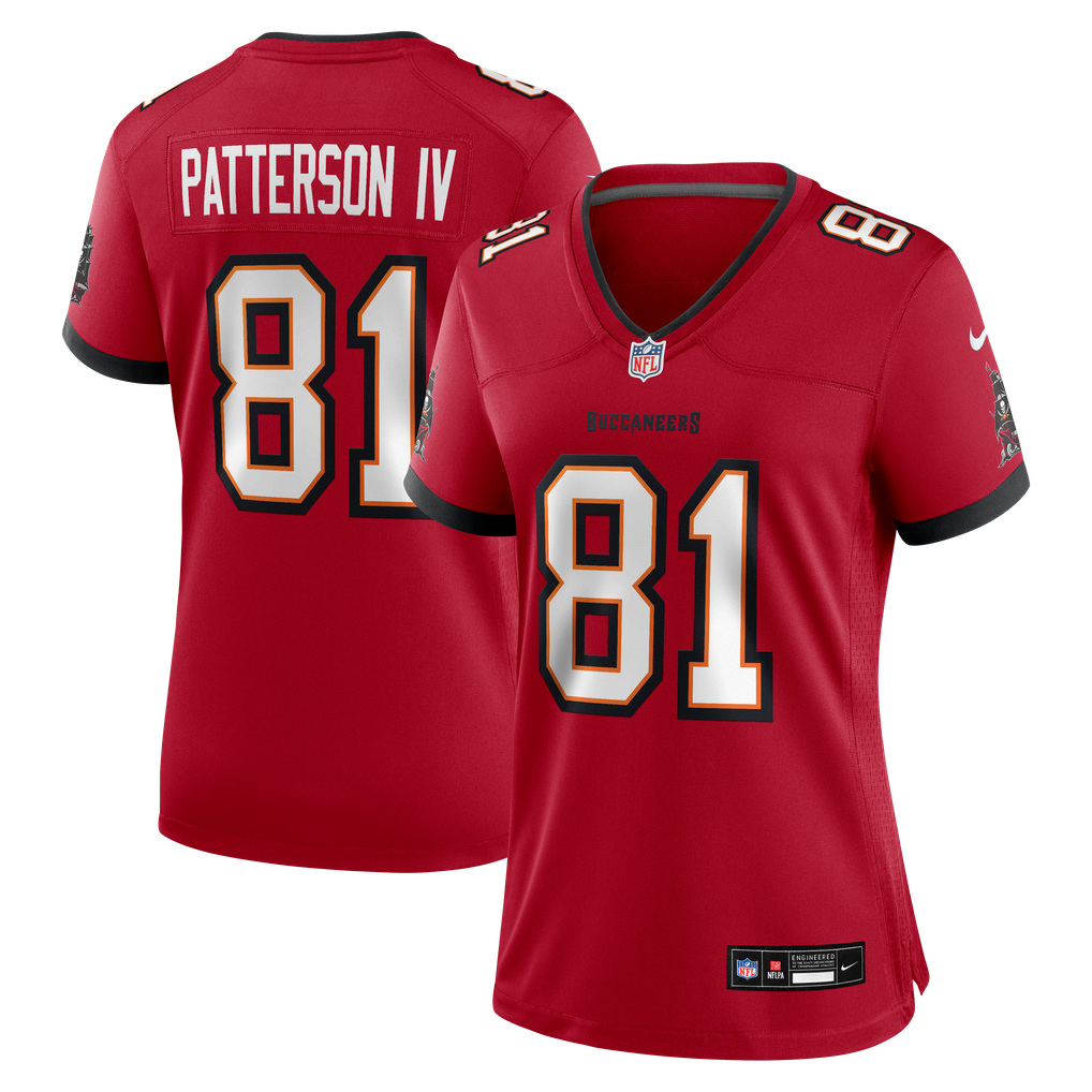 Women's Tampa Bay Buccaneers Dean Patterson IV Nike Red Team Game Jersey - Image 2