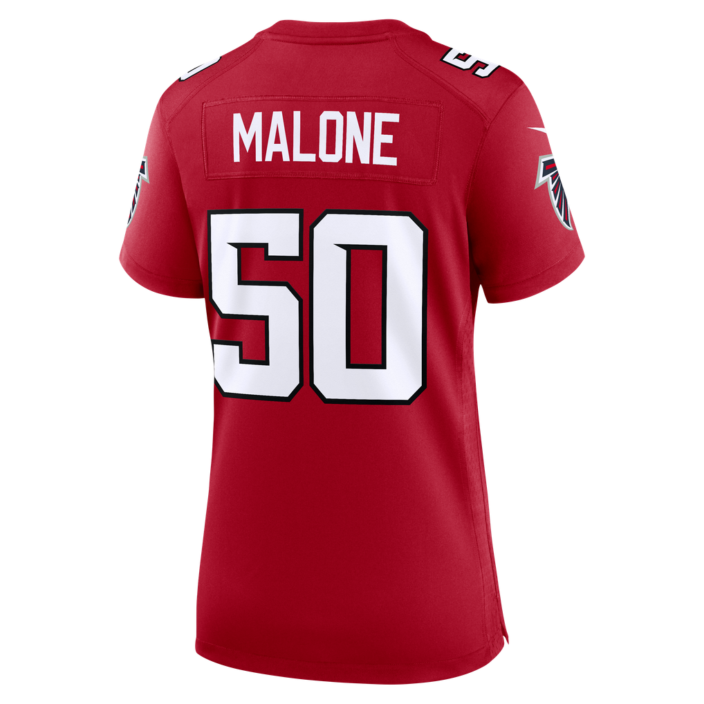 Women's Atlanta Falcons Deangelo Malone Nike Red Team Game Jersey
