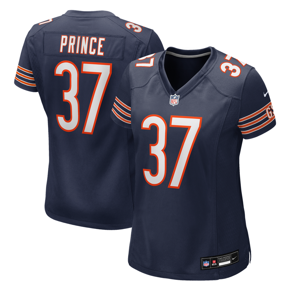 Women's Chicago Bears Deantre Prince Nike Navy Team Game Jersey - Image 1