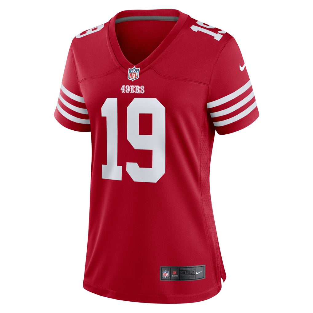 Women's San Francisco 49ers Deebo Samuel Sr Nike Scarlet Team Game Jersey - Image 3