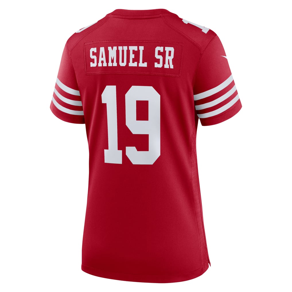 Women's San Francisco 49ers Deebo Samuel Sr Nike Scarlet Team Game Jersey - Image 4