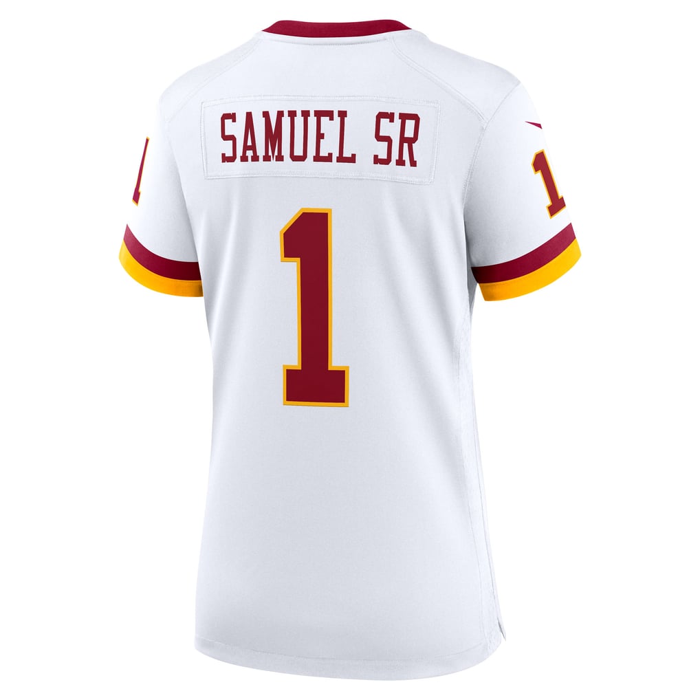 Women's Washington Commanders Deebo Samuel Sr Nike White Game Super Bowl Era Jersey - Image 4