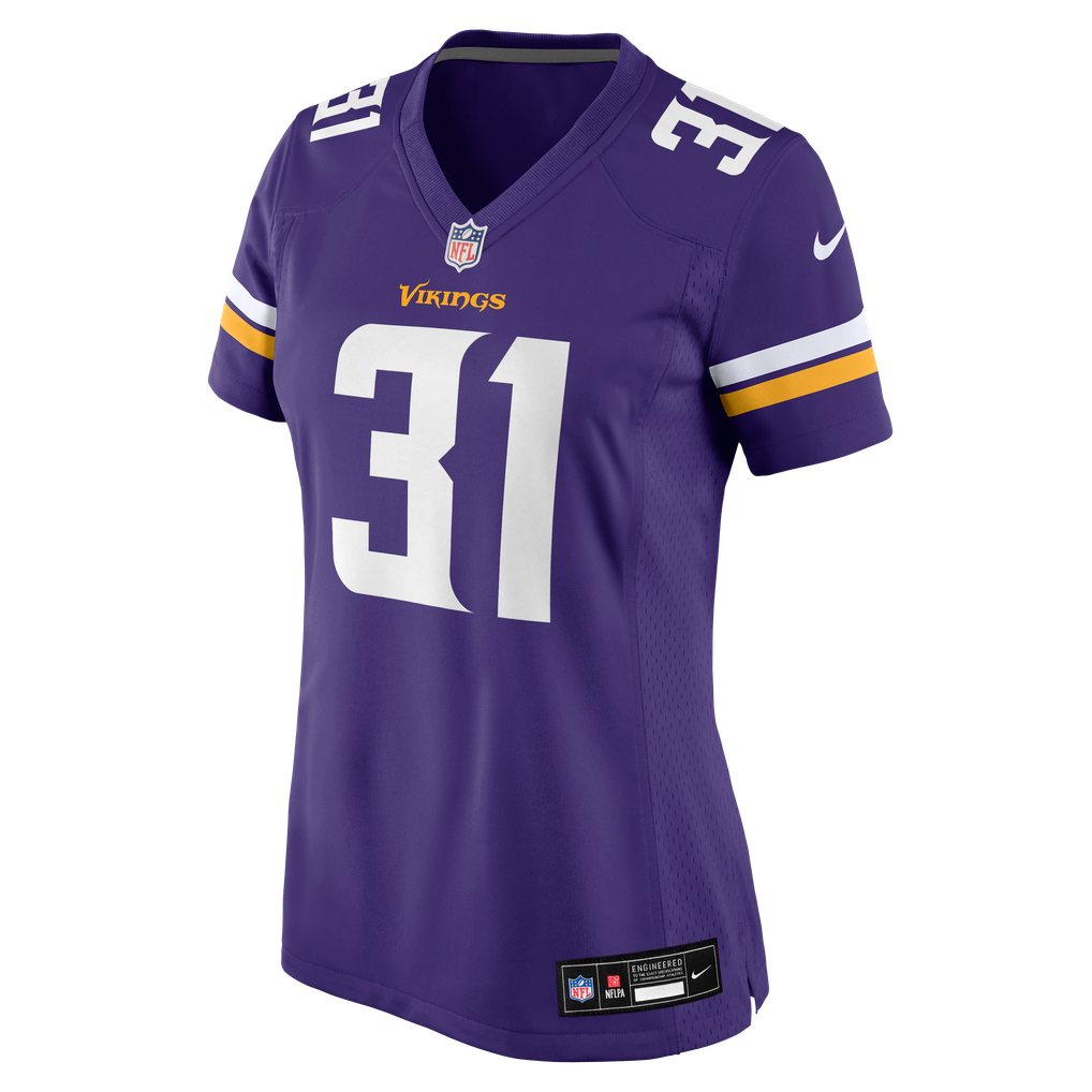 Women's Minnesota Vikings DeeJay Dallas Nike Purple Team Game Jersey - Image 7