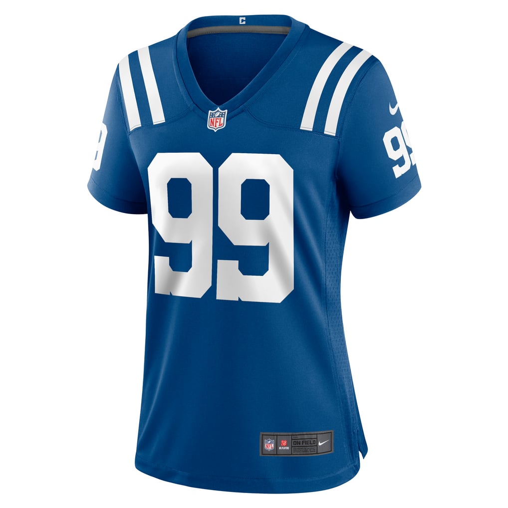 Women's Indianapolis Colts DeForest Buckner Nike Royal Nike Game Jersey - Image 3