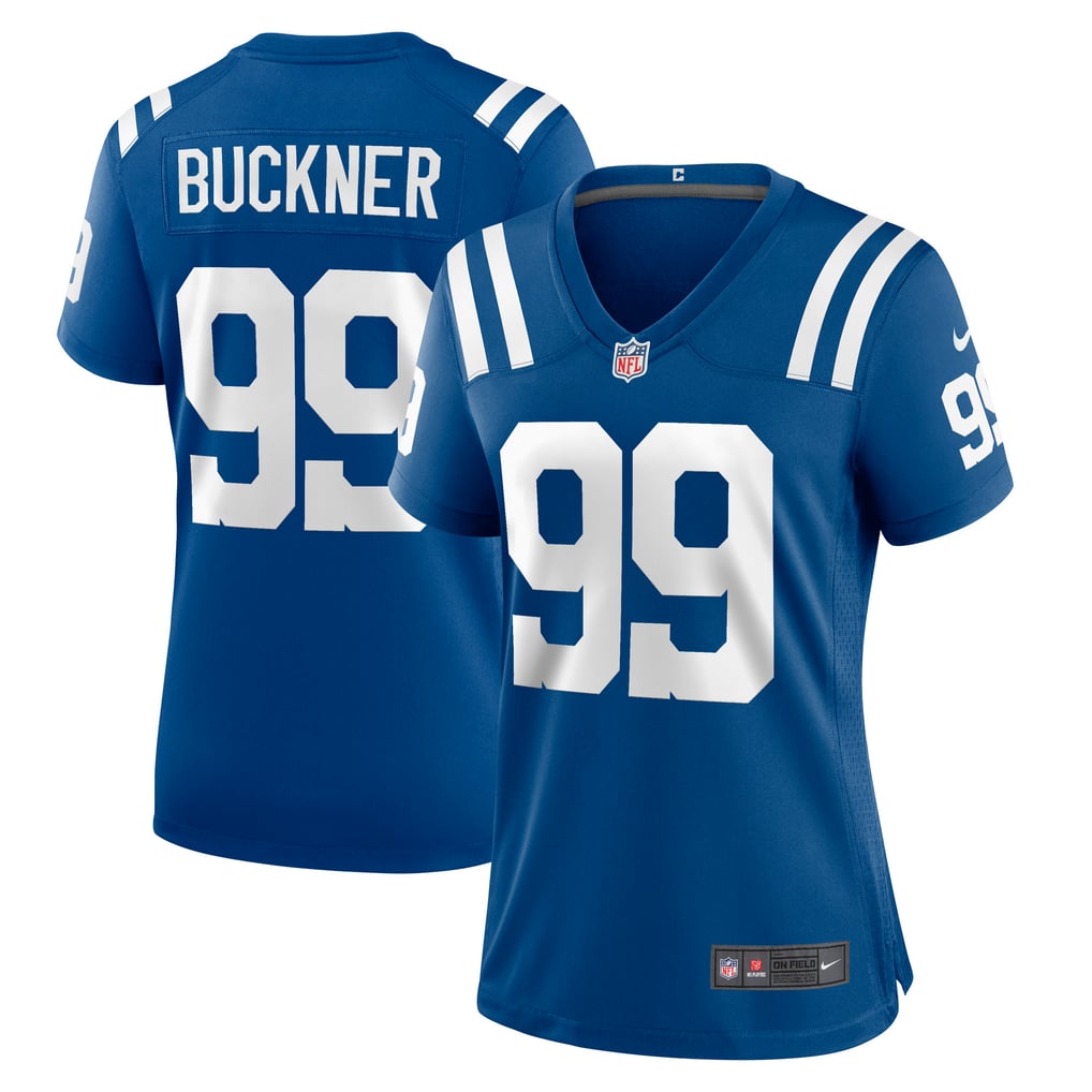 Women's Indianapolis Colts DeForest Buckner Nike Royal Nike Game Jersey - Image 1