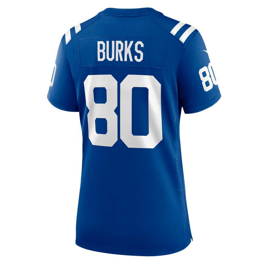 Women's Indianapolis Colts Deion Burks Nike Royal Team Game Jersey - Image 8