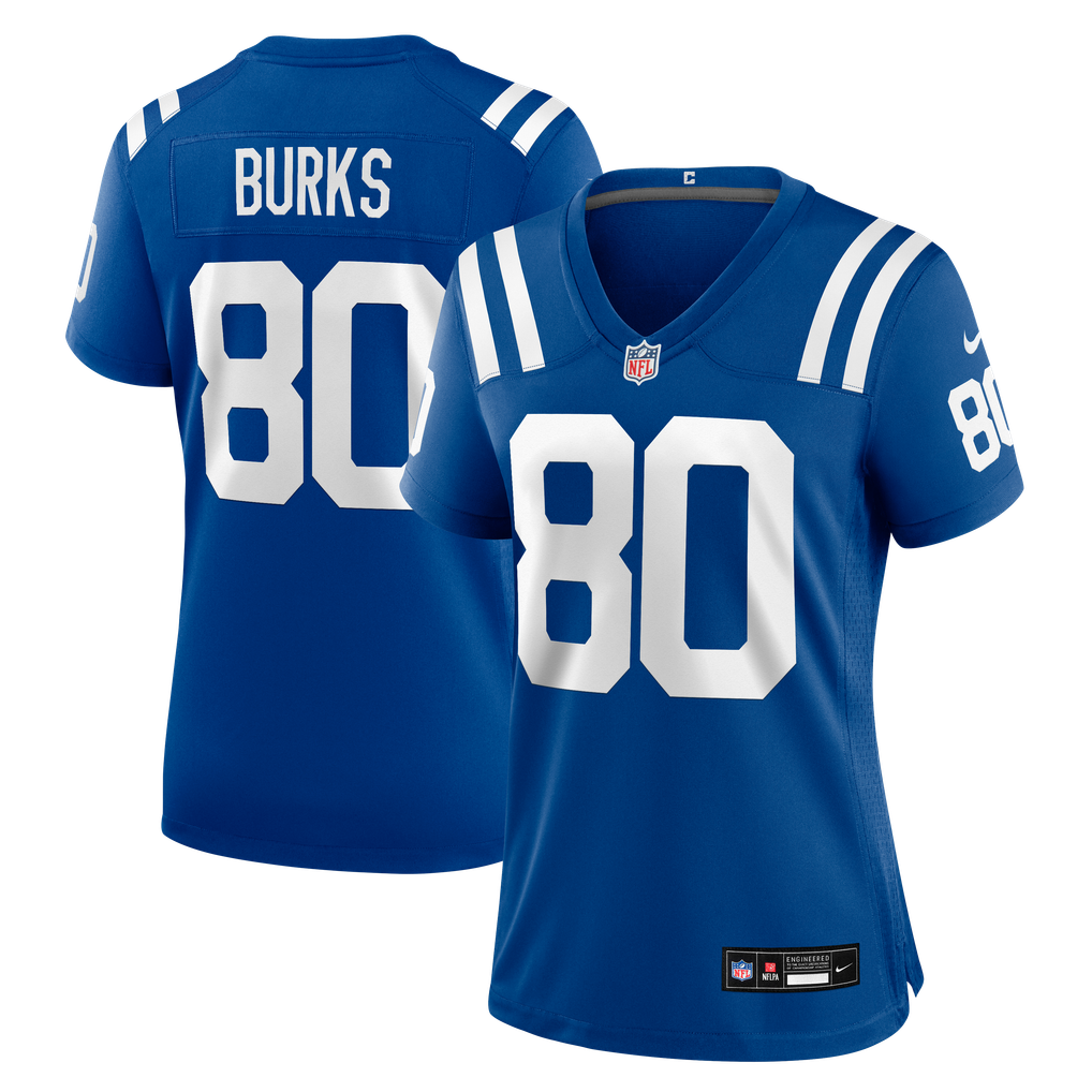 Women's Indianapolis Colts Deion Burks Nike Royal Team Game Jersey - Image 1