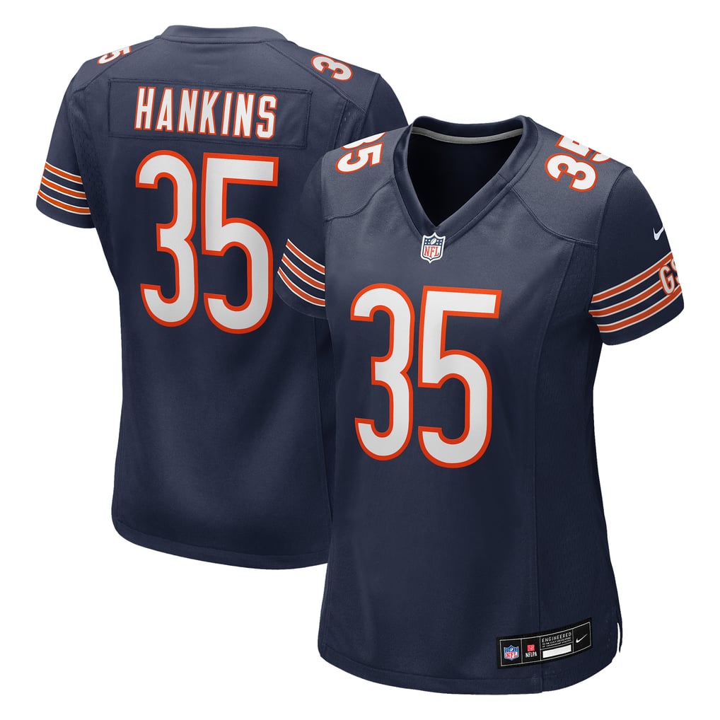 Women's Chicago Bears Deion Hankins Nike Navy Team Game Jersey - Image 2