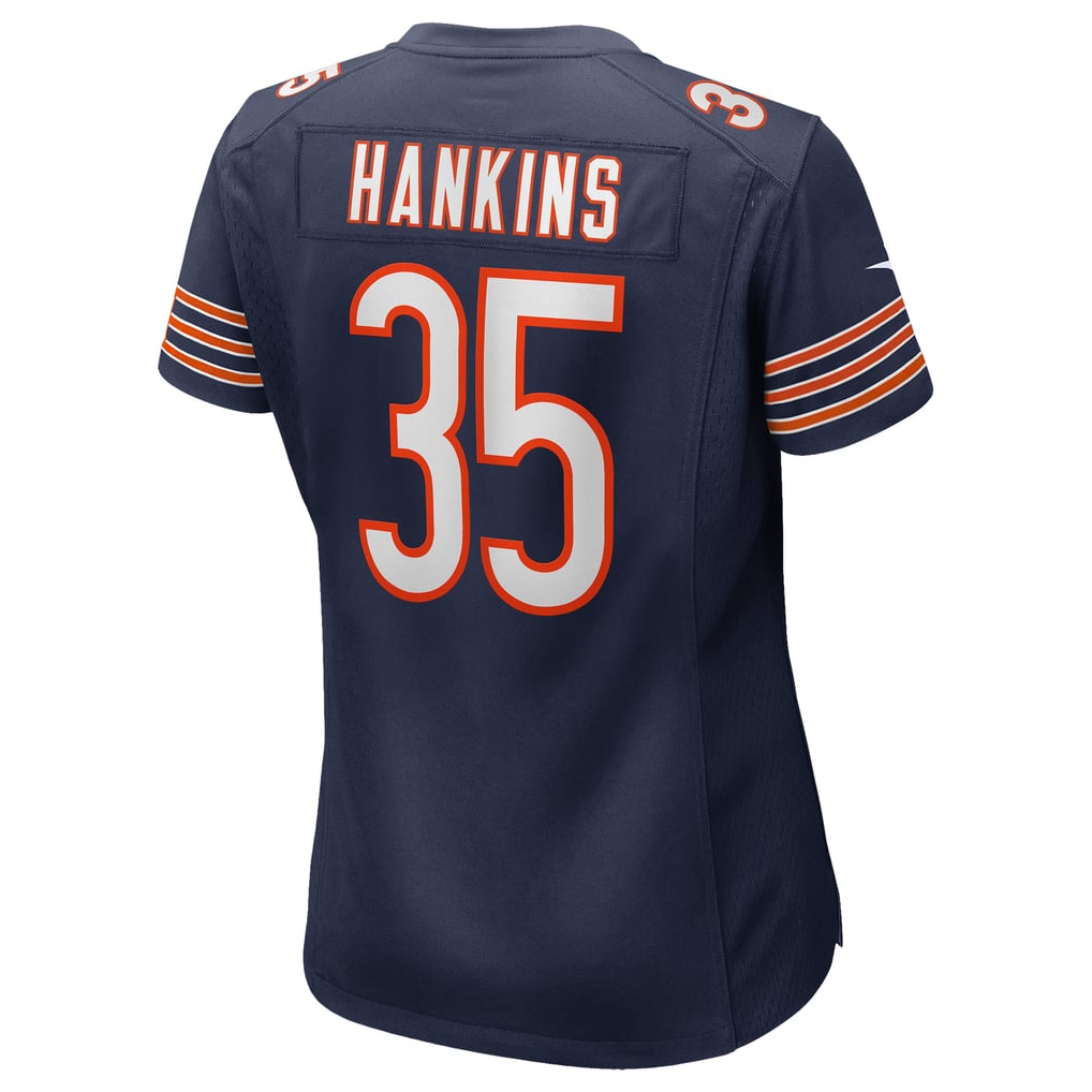 Women's Chicago Bears Deion Hankins Nike Navy Team Game Jersey - Image 4