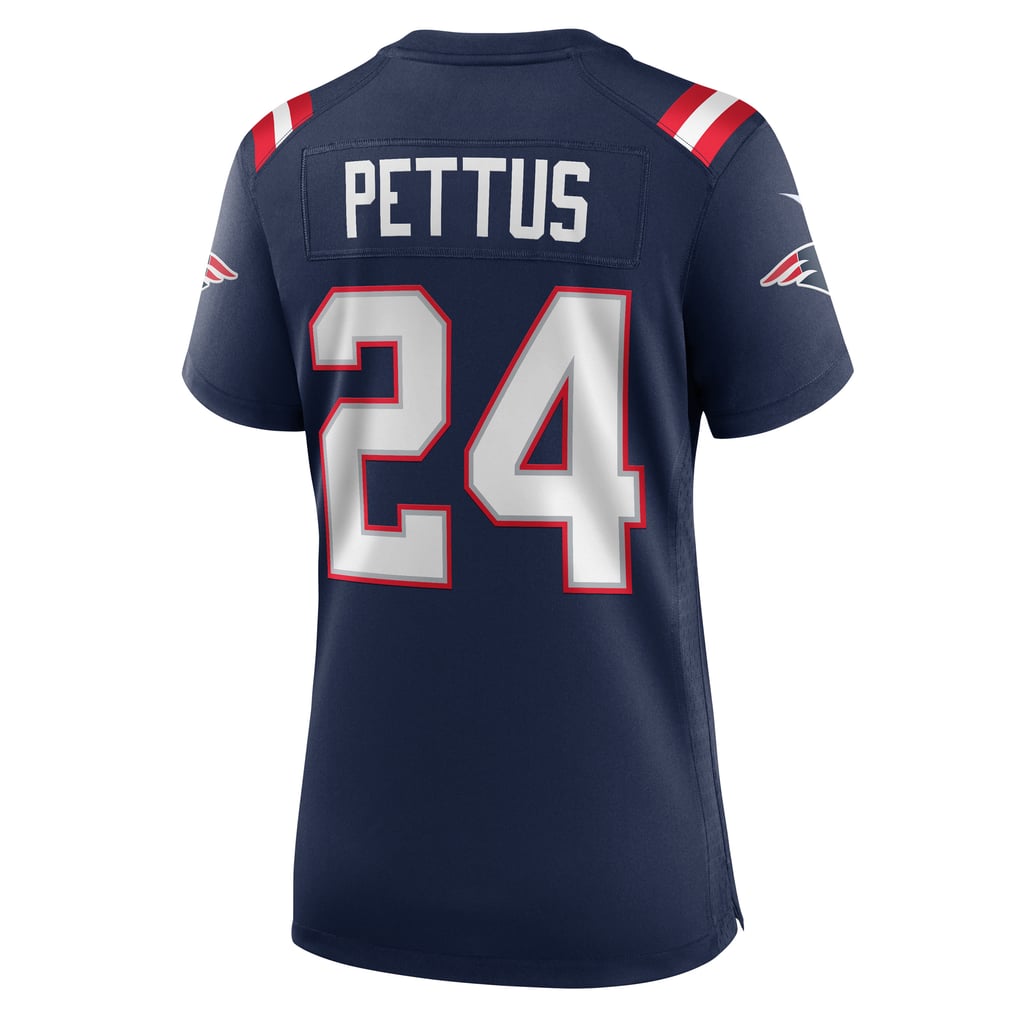 Women's New England Patriots Dell Pettus Nike Navy Game Jersey - Image 4