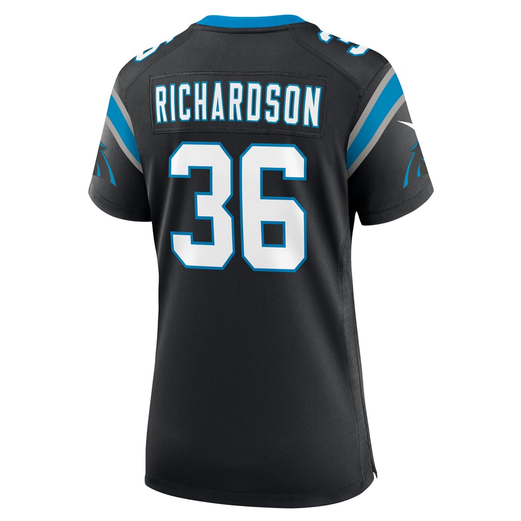 Women's Carolina Panthers Demani Richardson Nike Black Team Game Jersey - Image 4