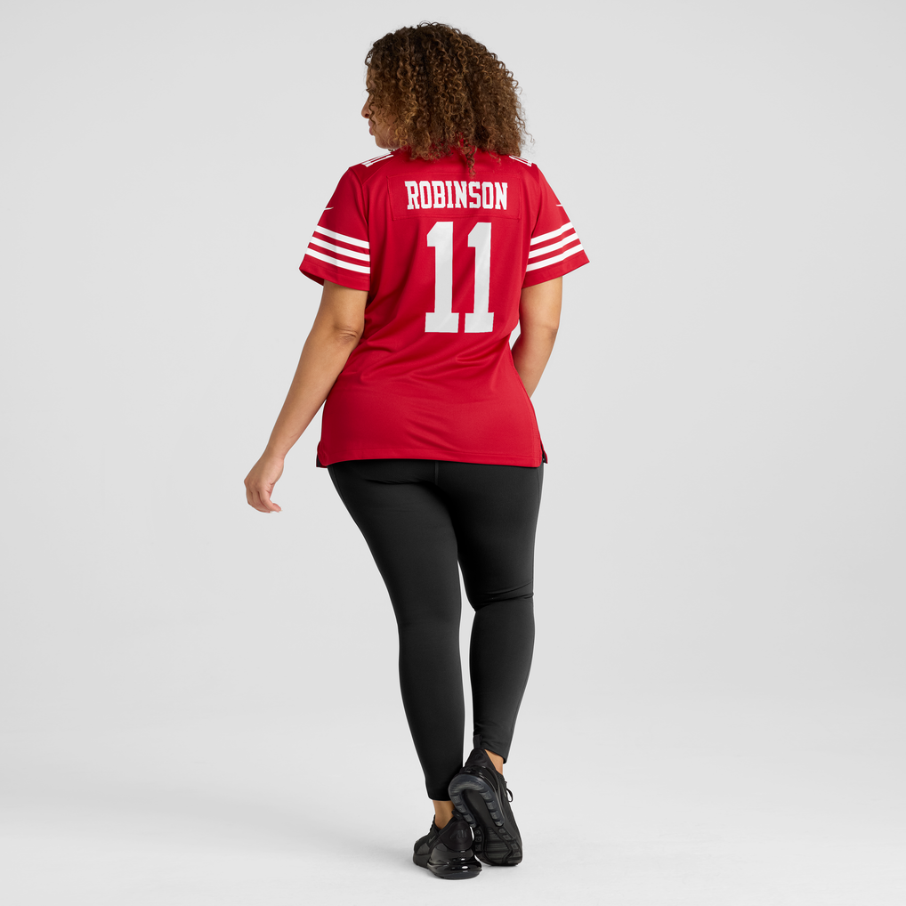 Women's San Francisco 49ers Demarcus Robinson Nike Scarlet Team Game Jersey - Image 6