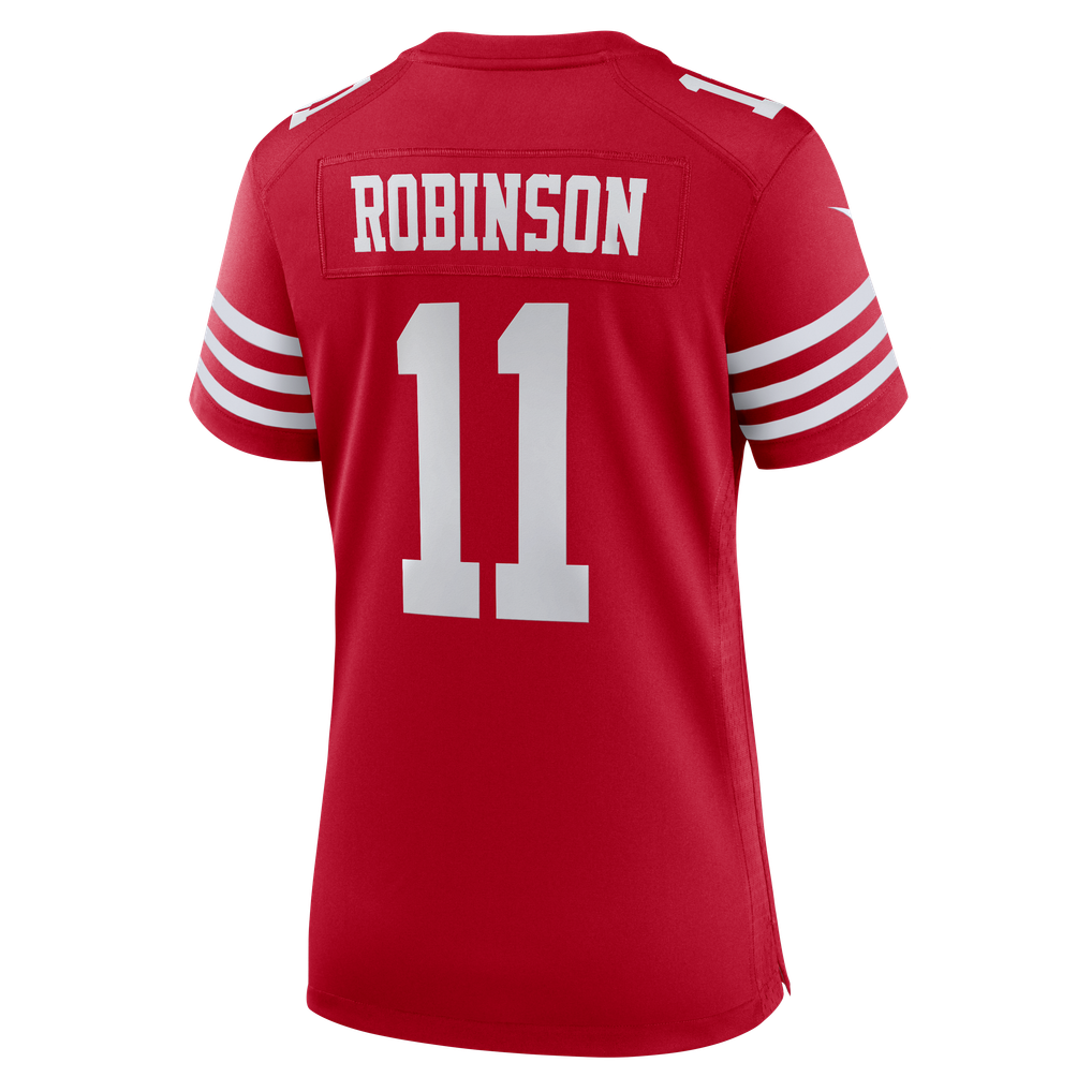 Women's San Francisco 49ers Demarcus Robinson Nike Scarlet Team Game Jersey - Image 8