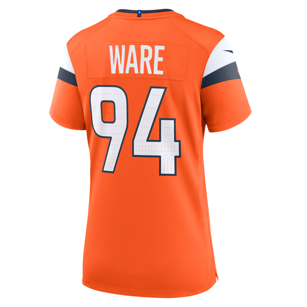 Women's Denver Broncos DeMarcus Ware Nike  Orange Team Retired Game Jersey - Image 4