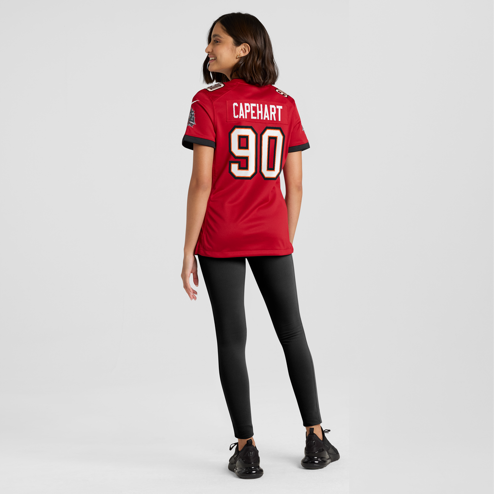 Women's Tampa Bay Buccaneers DeMonte Capehart Nike Red Team Game Jersey - Image 4