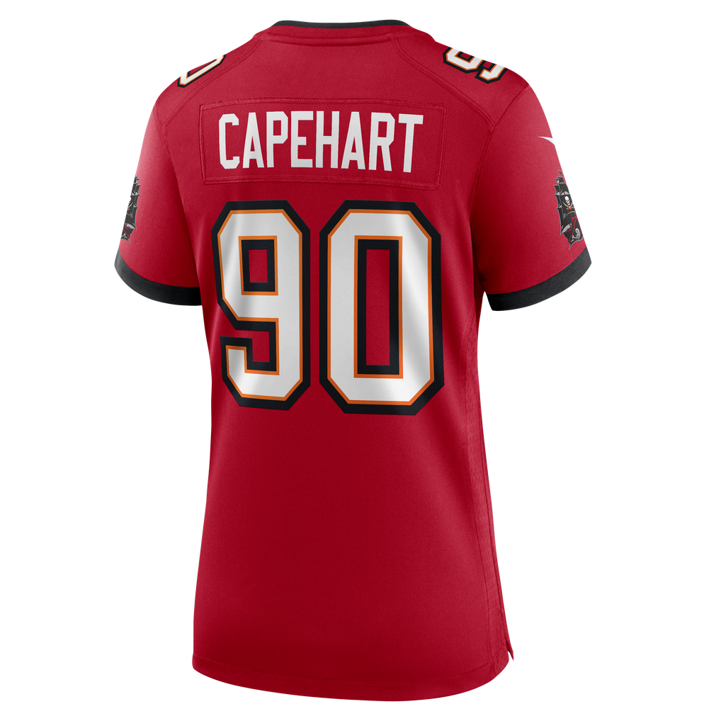 Women's Tampa Bay Buccaneers DeMonte Capehart Nike Red Team Game Jersey - Image 8