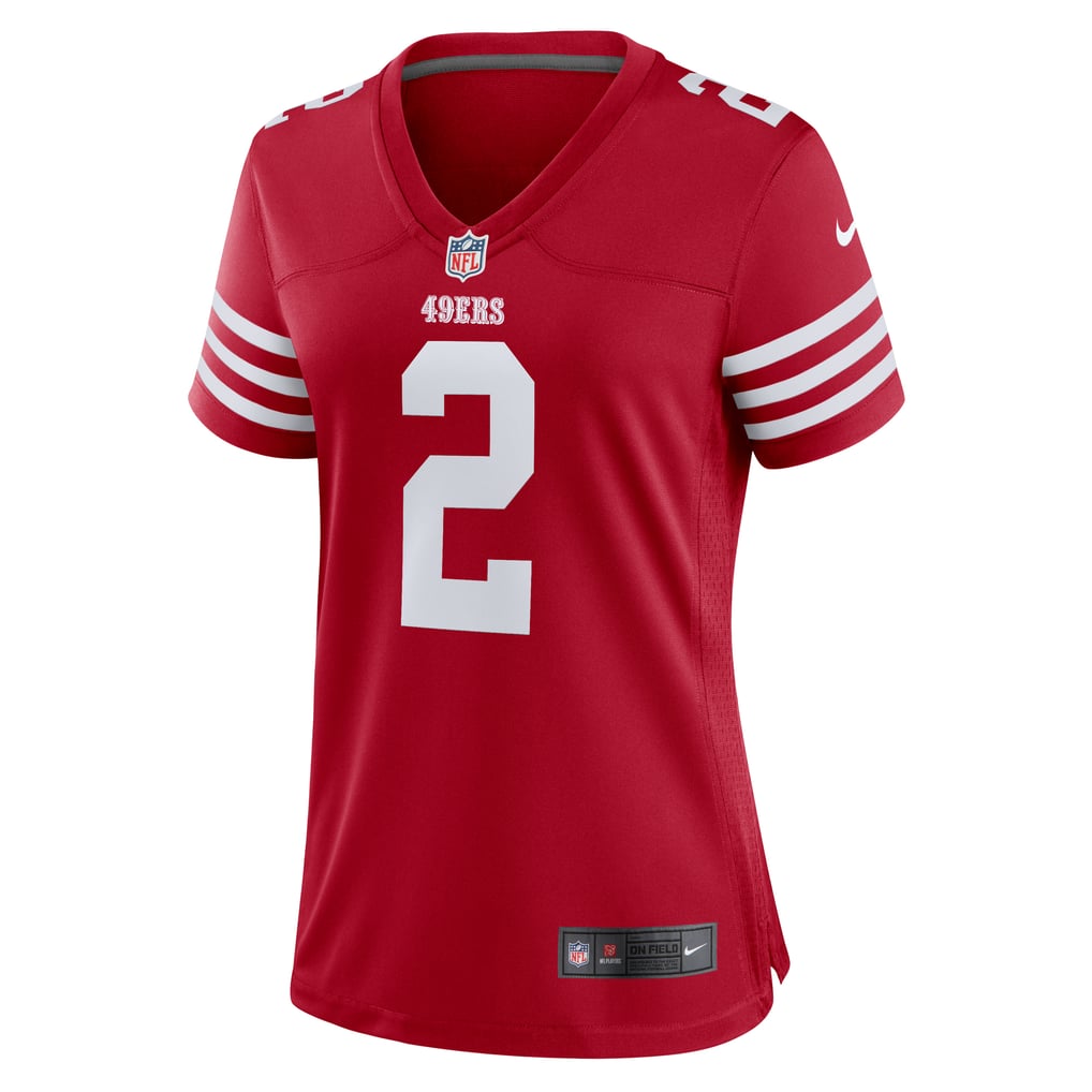 Women's San Francisco 49ers Deommodore Lenoir Nike  Scarlet  Game Jersey - Image 3