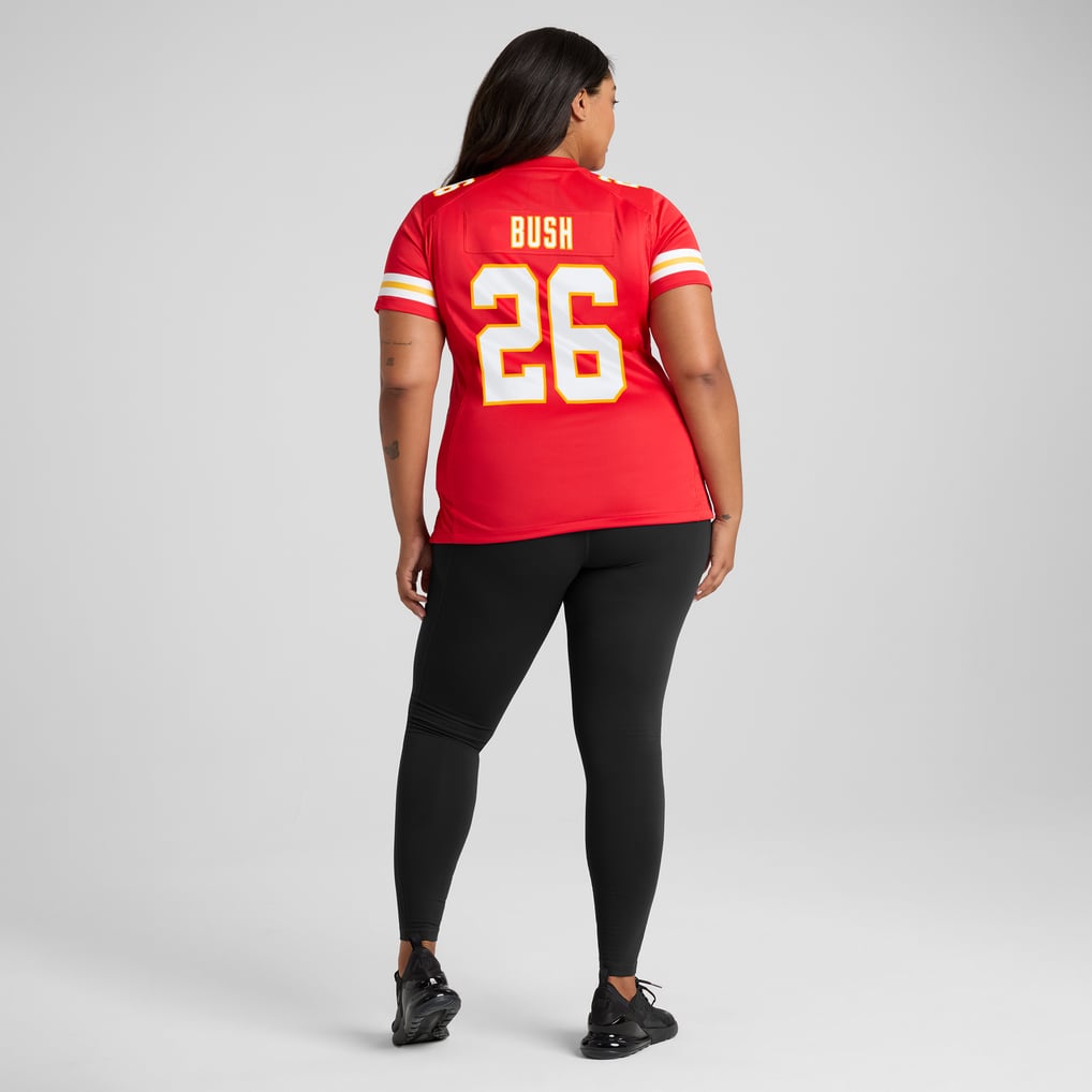 Women's Kansas City Chiefs Deon Bush Nike Red Game Player Jersey - Image 8
