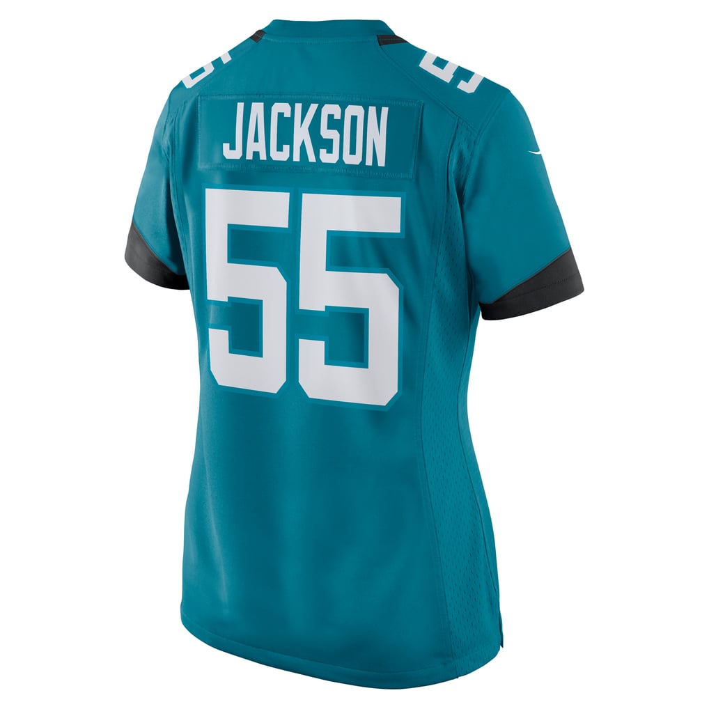 Women's Jacksonville Jaguars Dequan Jackson Nike  Teal  Game Jersey - Image 4