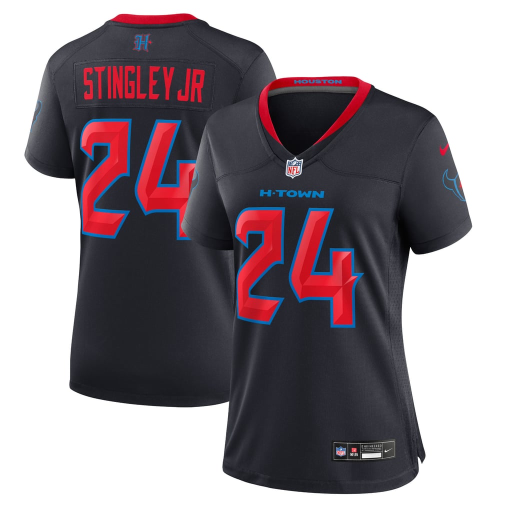 Women's Houston Texans Derek Stingley Jr. Nike Navy Alternate Game Jersey - Image 1