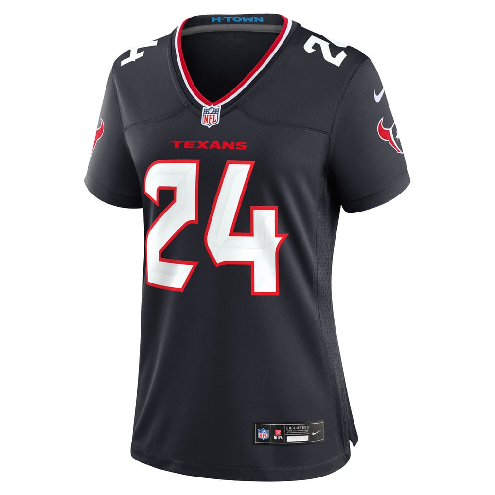 Women's Houston Texans Derek Stingley Jr. Nike Navy Game Jersey - Image 3