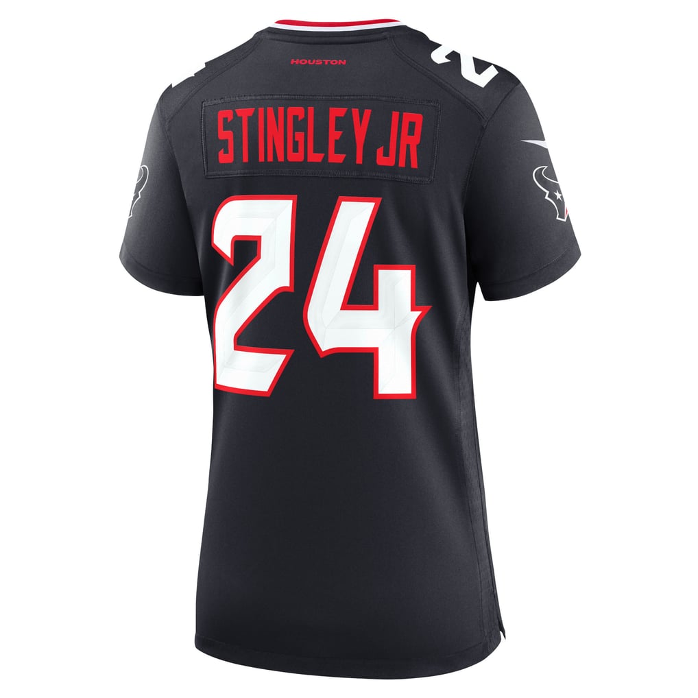 Women's Houston Texans Derek Stingley Jr. Nike Navy Game Jersey - Image 4