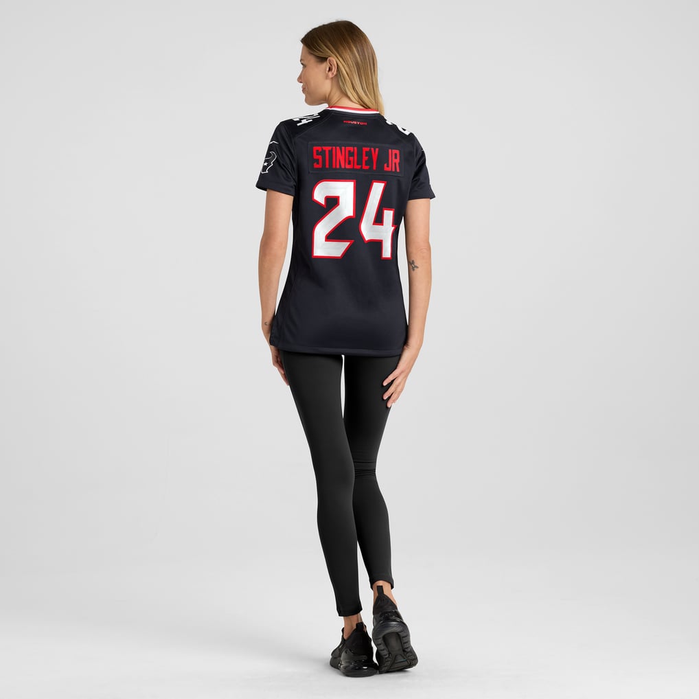 Women's Houston Texans Derek Stingley Jr. Nike Navy Game Jersey - Image 6
