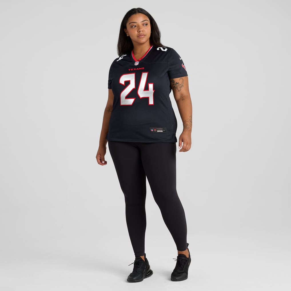 Women's Houston Texans Derek Stingley Jr. Nike Navy Game Jersey - Image 7