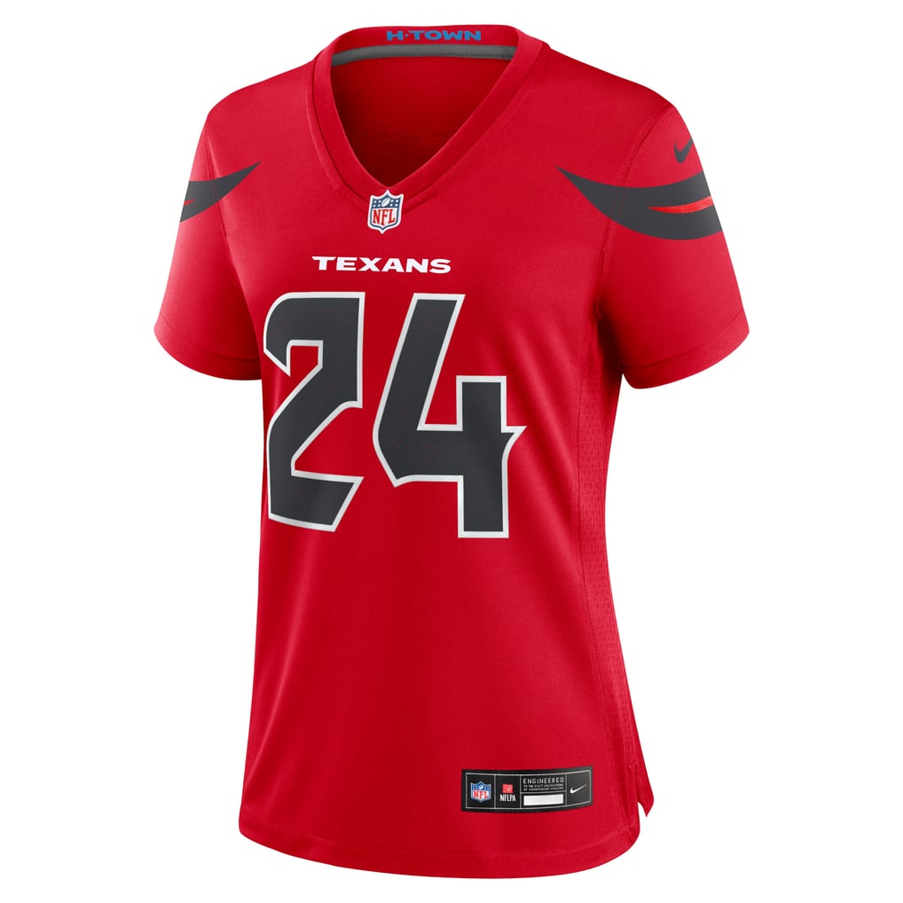 Women's Houston Texans Derek Stingley Jr. Nike Red Alternate Game Jersey - Image 3